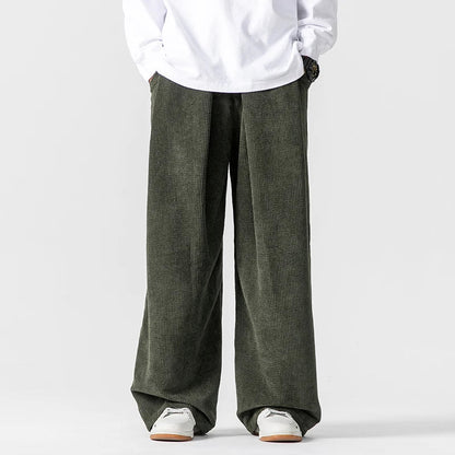Jim | Men's Wide Leg Pleated Pants