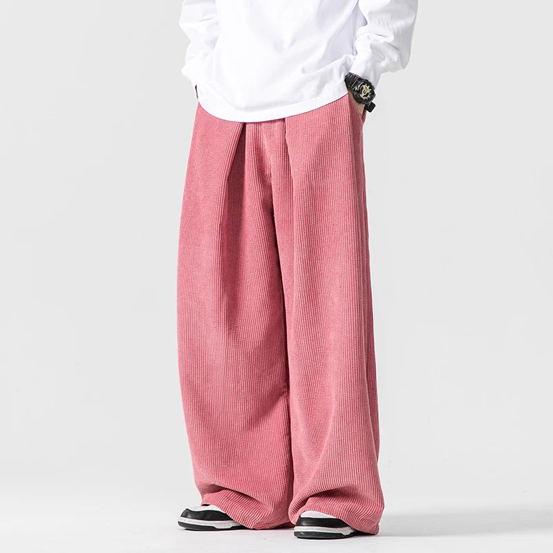 Jim | Men's Wide Leg Pleated Pants