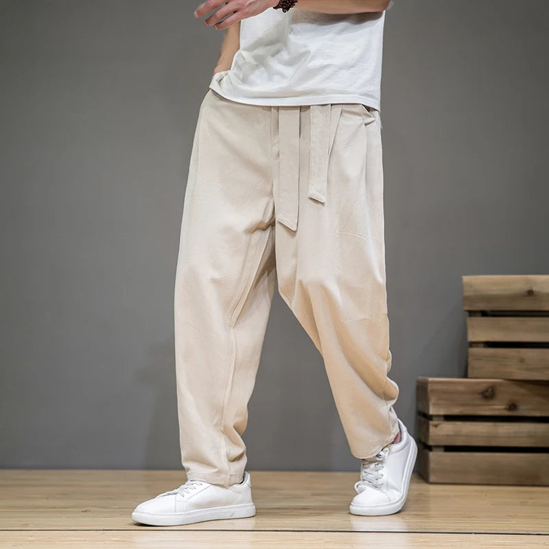 Joel | Men's Wide Leg Belted Pants