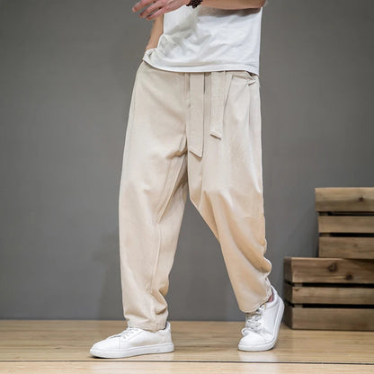 Joel | Men's Wide Leg Belted Pants