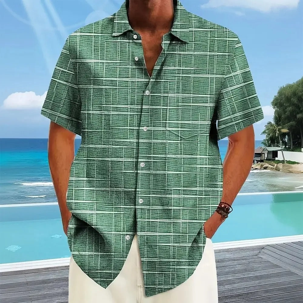 Kane | Men's Button-Down Printed Shirt