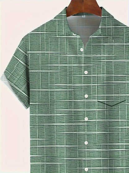 Kane | Men's Button-Down Printed Shirt