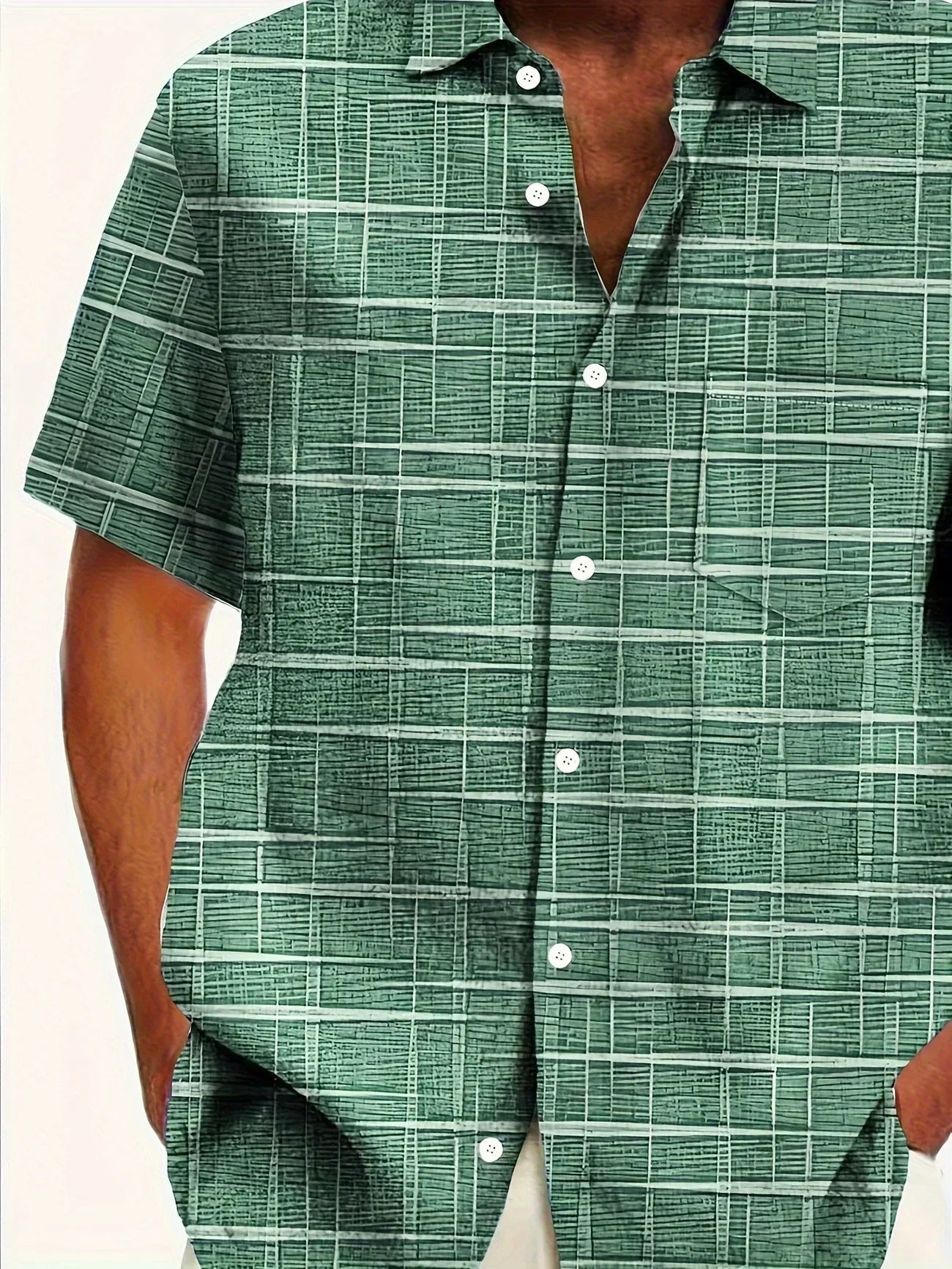 Kane | Men's Button-Down Printed Shirt