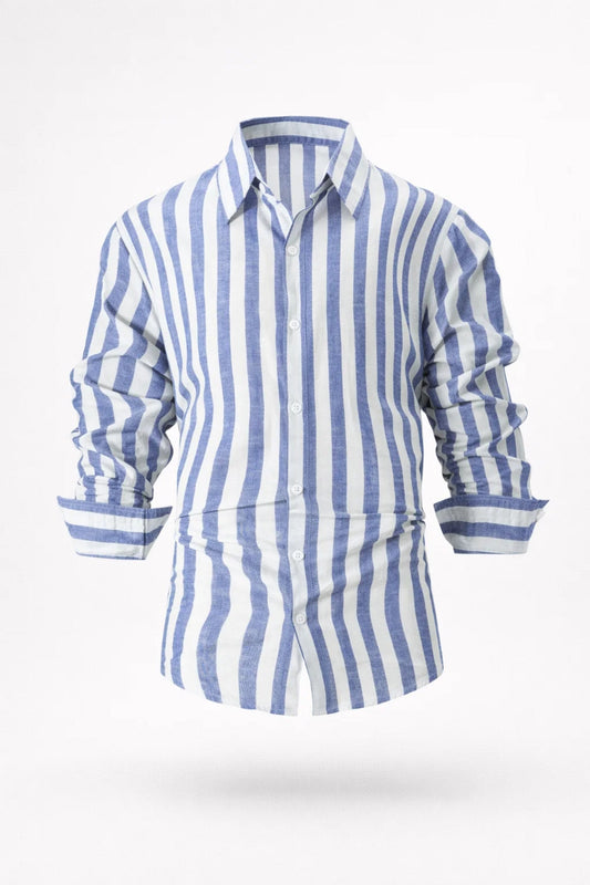 Keegan | Men's Button-Down Striped Shirt