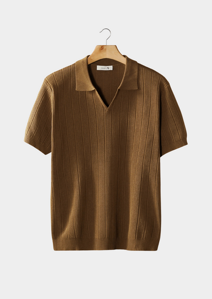 Keith | Men's Short Sleeve V-Neck Polo Shirt