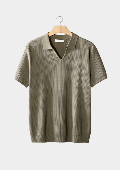 Keith | Men's Short Sleeve V-Neck Polo Shirt