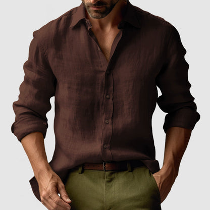 Kelvin | Men's Long Sleeve Button-Down Casual Shirt