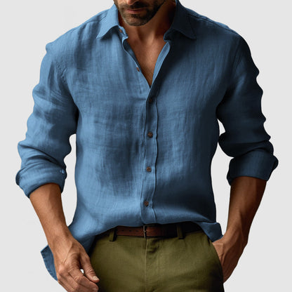 Kelvin | Men's Long Sleeve Button-Down Casual Shirt