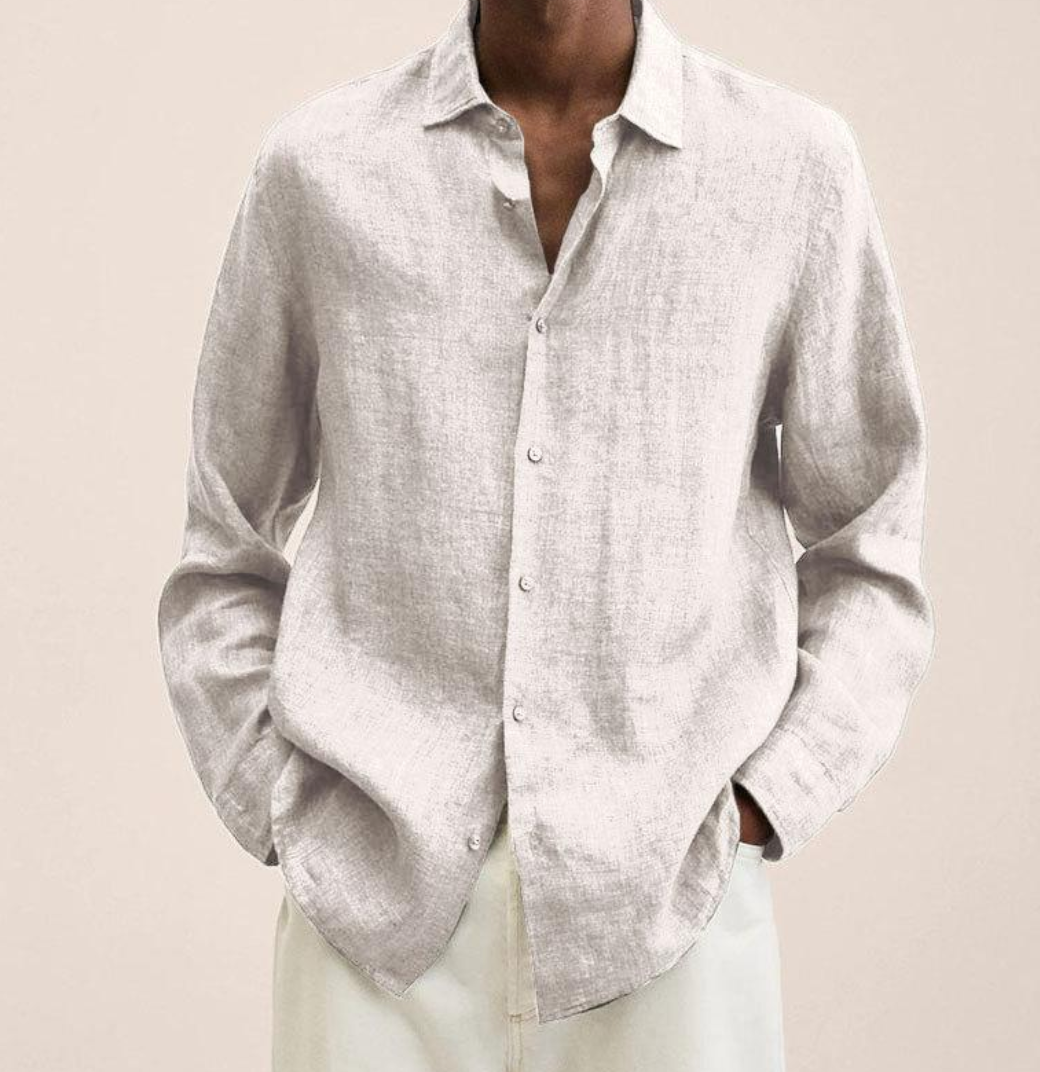 Kieran | Men's Long Sleeve Button-Down Casual Shirt
