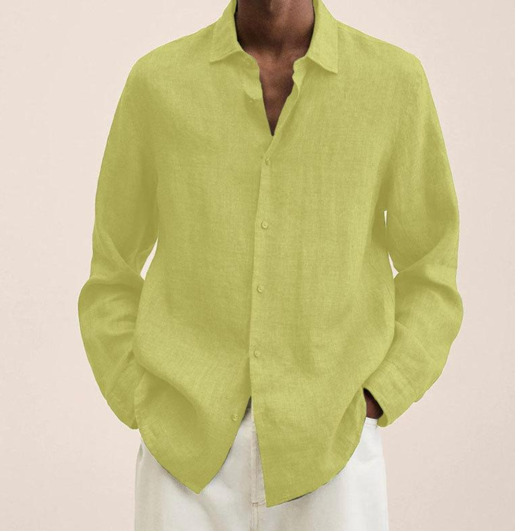 Kieran | Men's Long Sleeve Button-Down Casual Shirt
