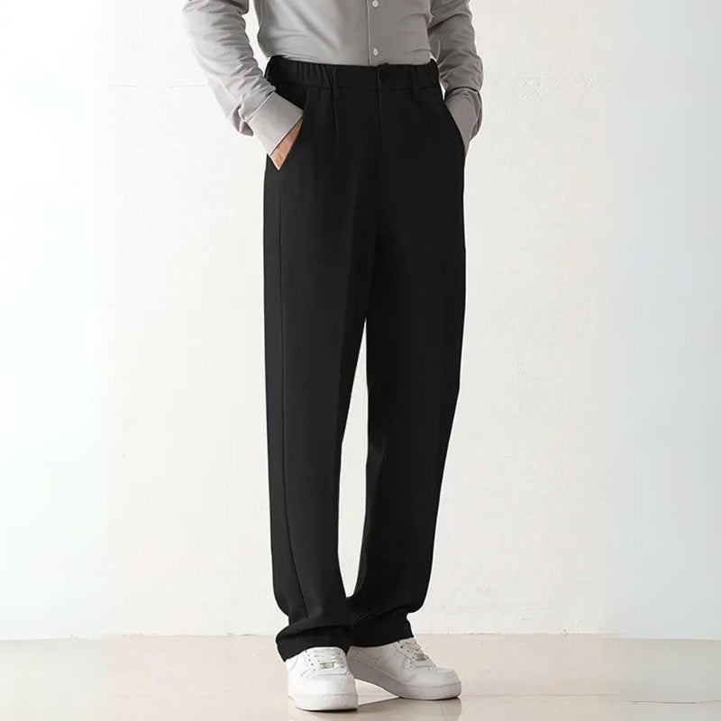 Kieran | Men's Pleated Wide Leg Dress Pants