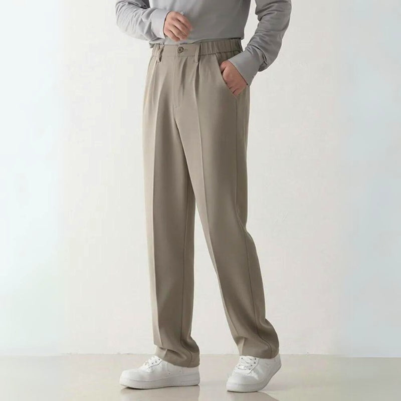 Kieran | Men's Pleated Wide Leg Dress Pants