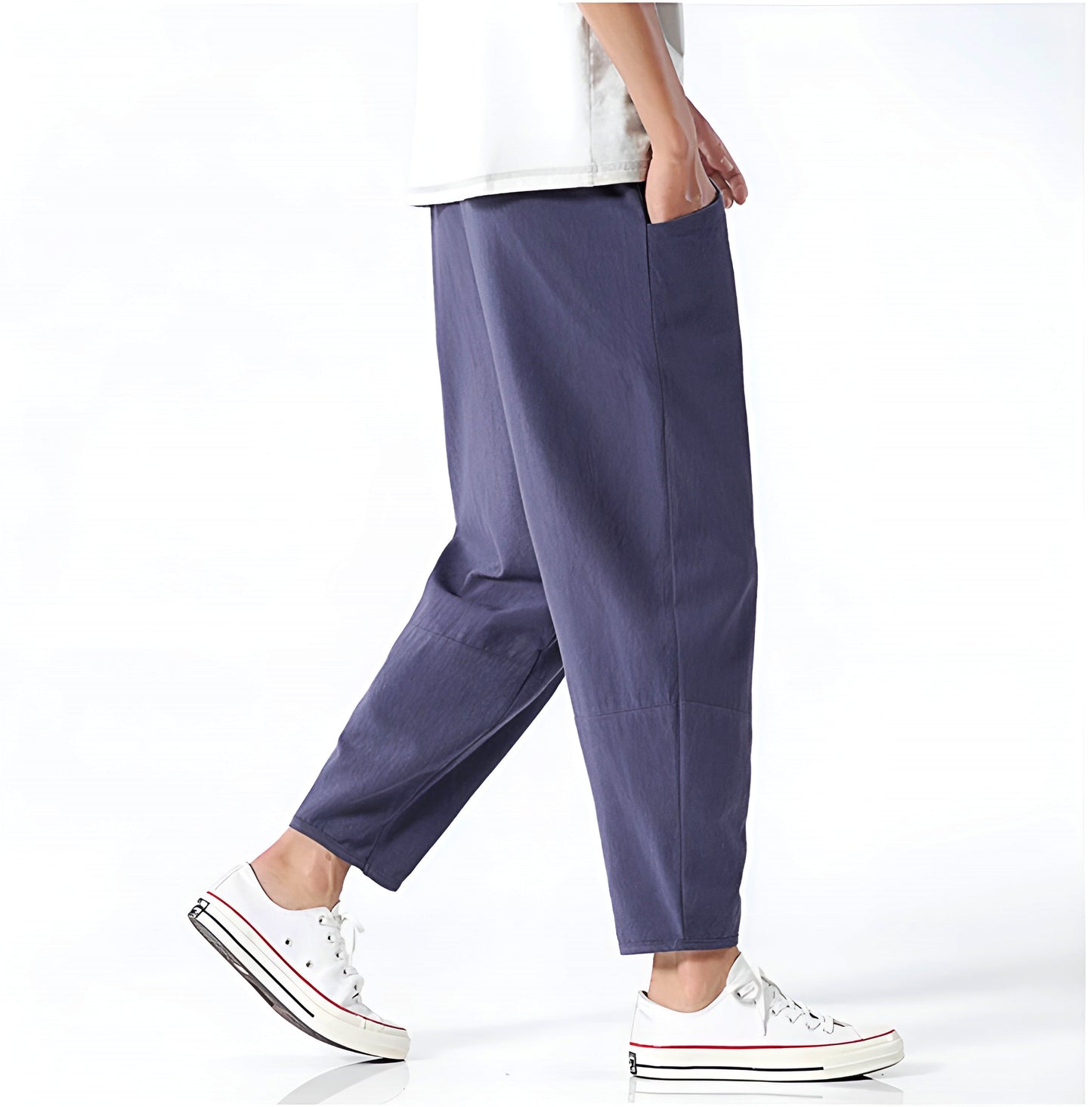 Kris | Men's Cropped Drawstring Pants