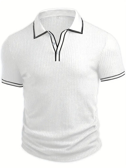 Kris | Men's Ribbed Polo Shirt