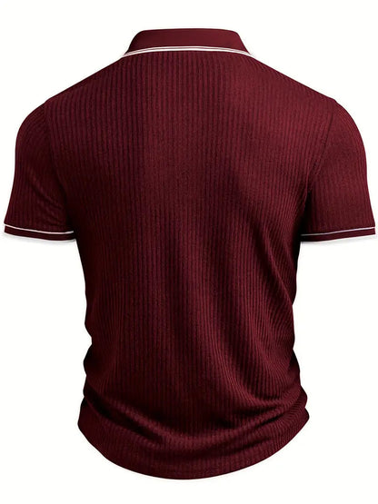 Kris | Men's Ribbed Polo Shirt