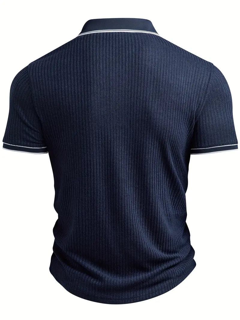 Kris | Men's Ribbed Polo Shirt