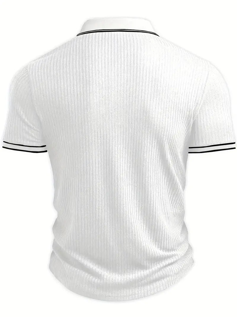 Kris | Men's Ribbed Polo Shirt