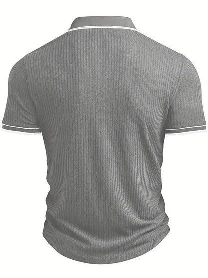 Kris | Men's Ribbed Polo Shirt