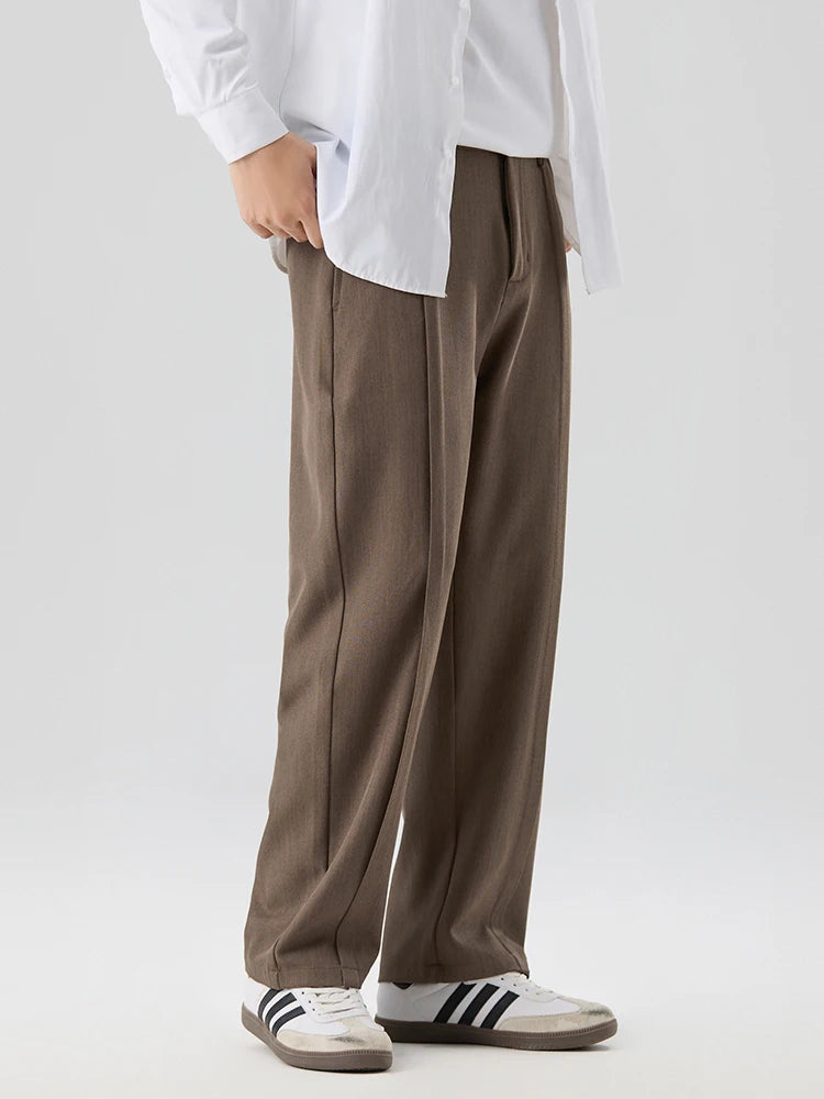 Mark | Men's Pleated Straight Leg Dress Pants