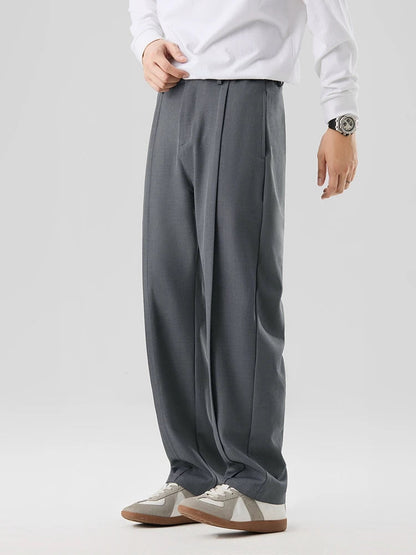 Mark | Men's Pleated Straight Leg Dress Pants