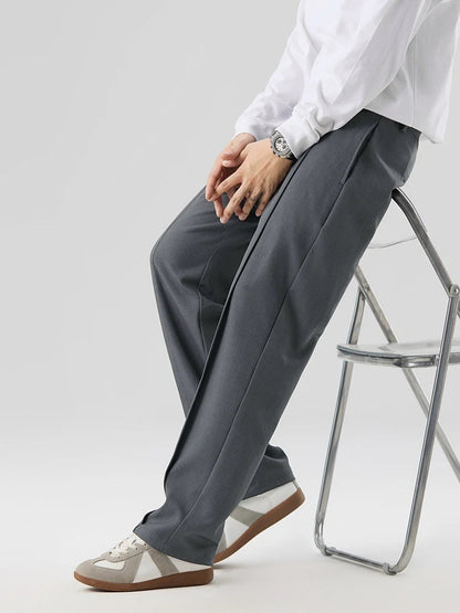 Mark | Men's Pleated Straight Leg Dress Pants