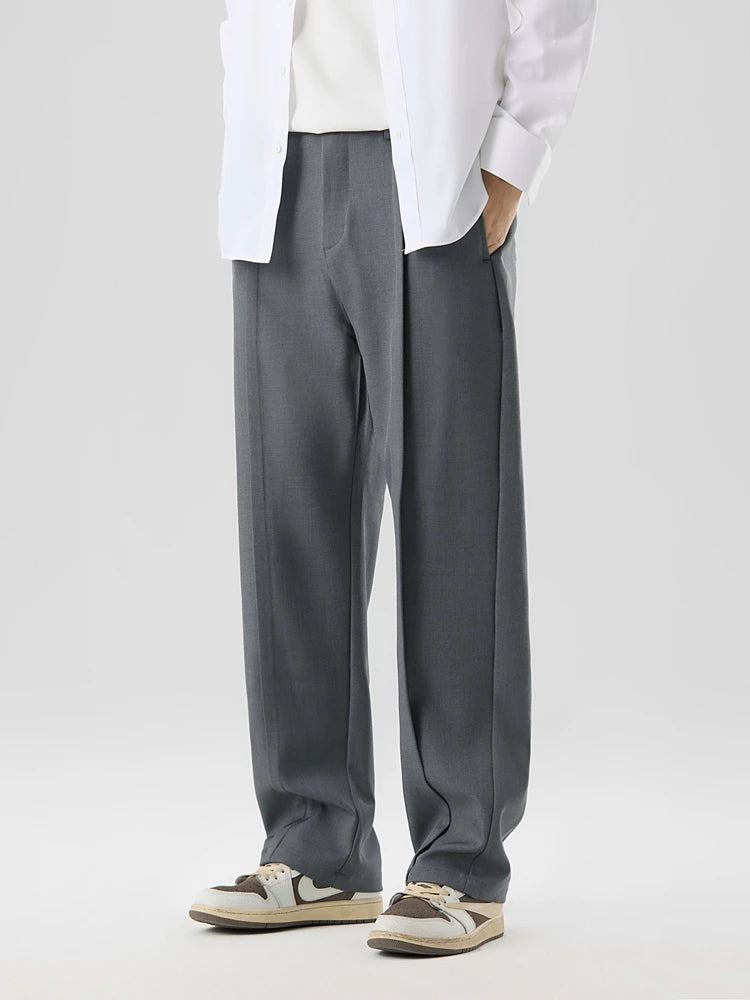Mark | Men's Pleated Straight Leg Dress Pants