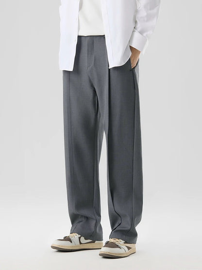 Mark | Men's Pleated Straight Leg Dress Pants