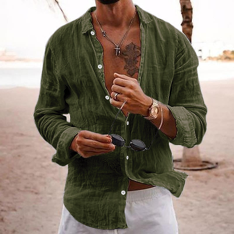 Matthew | Men's Long Sleeve Button-Down Shirt