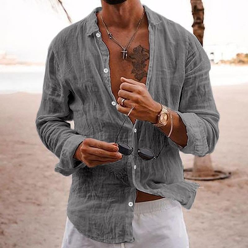 Matthew | Men's Long Sleeve Button-Down Shirt
