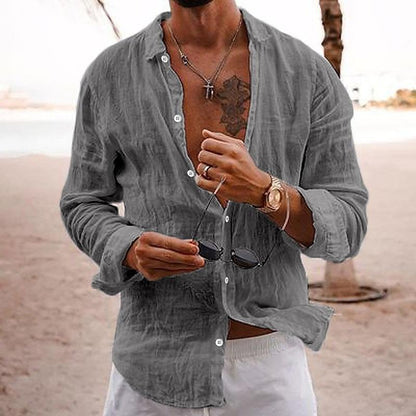 Matthew | Men's Long Sleeve Button-Down Shirt