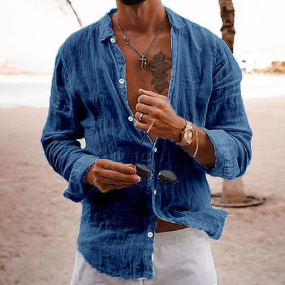 Matthew | Men's Long Sleeve Button-Down Shirt