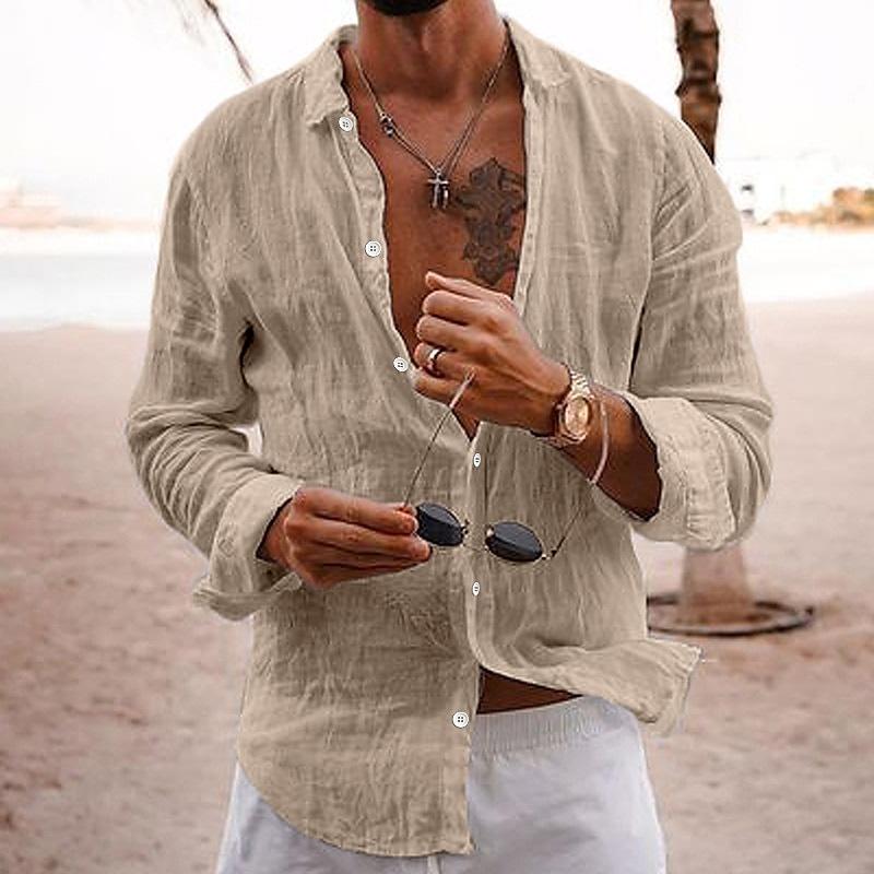 Matthew | Men's Long Sleeve Button-Down Shirt