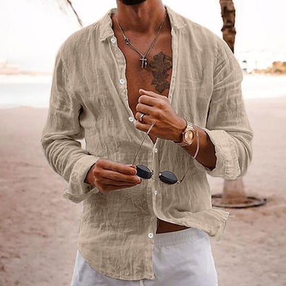 Matthew | Men's Long Sleeve Button-Down Shirt