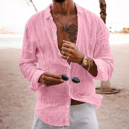 Matthew | Men's Long Sleeve Button-Down Shirt