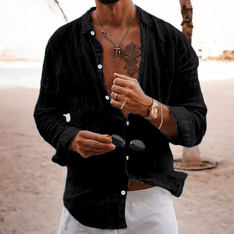 Matthew | Men's Long Sleeve Button-Down Shirt
