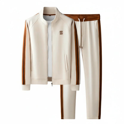 Zip-Up Tracksuit Set for Men