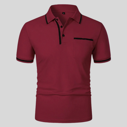 Neil | Men's Short Sleeve Polo with Pocket