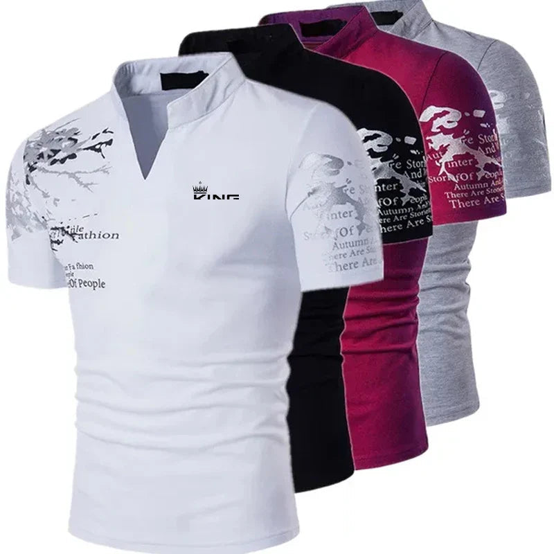 Patrick | Men's V-Neck Polo Shirt