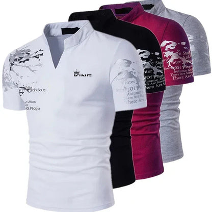 Patrick | Men's V-Neck Polo Shirt