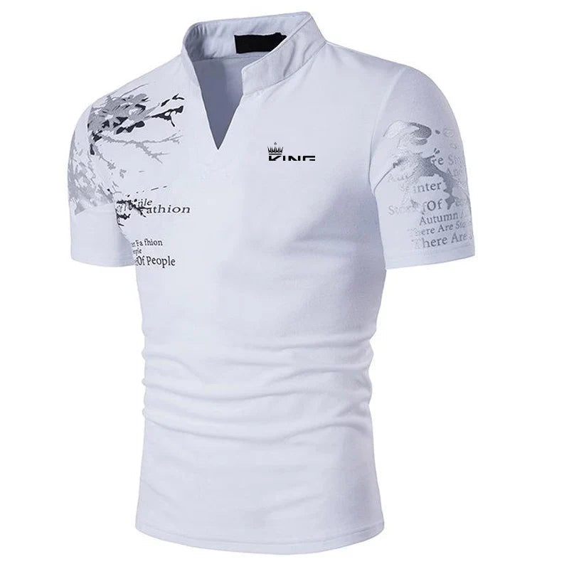 Patrick | Men's V-Neck Polo Shirt