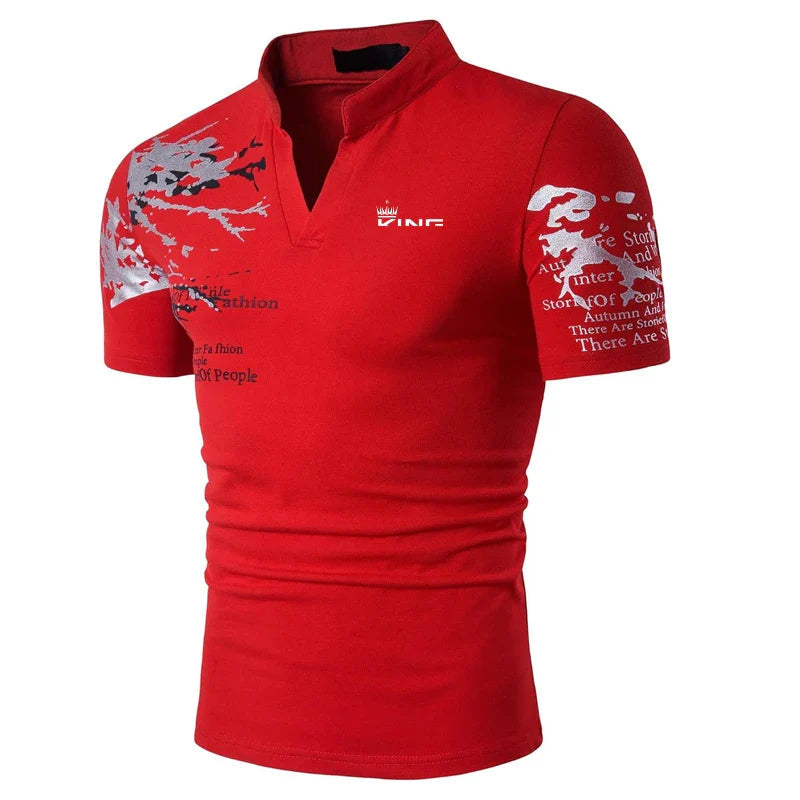 Patrick | Men's V-Neck Polo Shirt