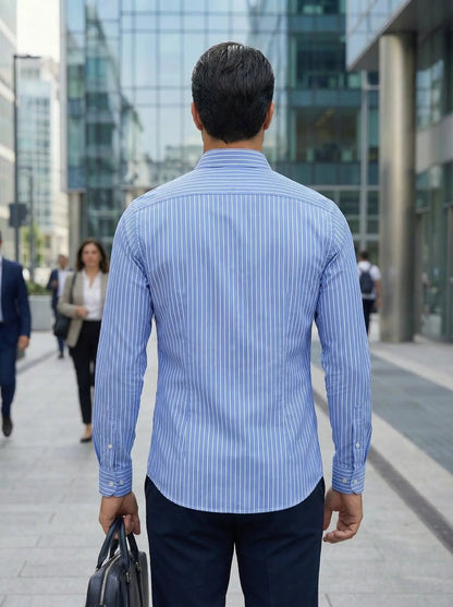 Percy | Men's Striped Button-Down Shirt