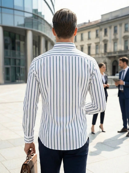 Percy | Men's Striped Button-Down Shirt