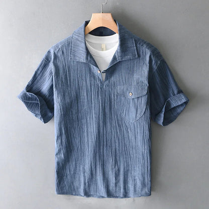 Rory | Men's Camp Collar Short Sleeve Shirt