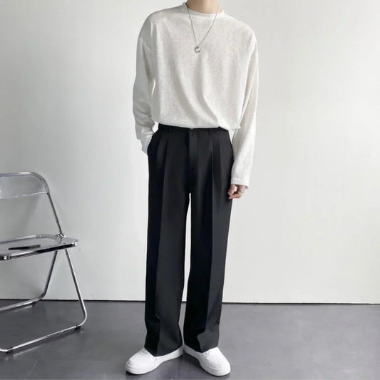 Ross | Men's Pleated Wide Leg Dress Pants
