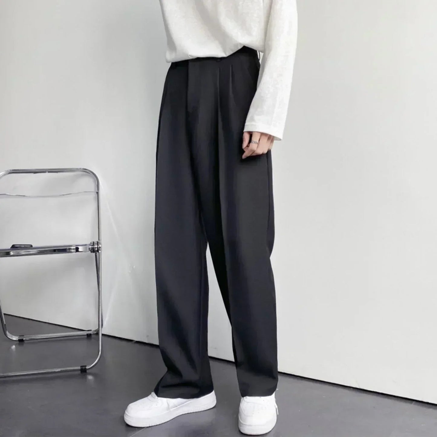 Ross | Men's Pleated Wide Leg Dress Pants