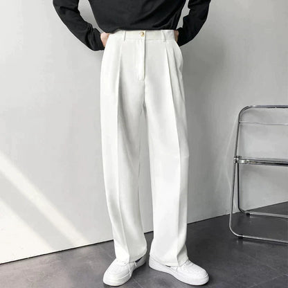 Ross | Men's Pleated Wide Leg Dress Pants
