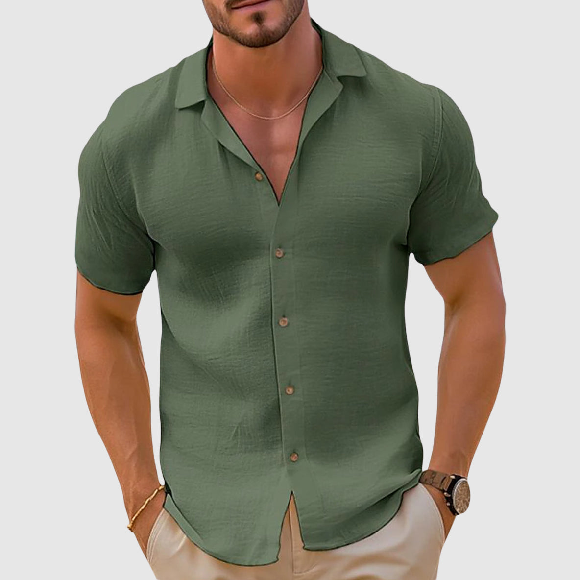 Timothy | Men's Button-Down Casual Shirt