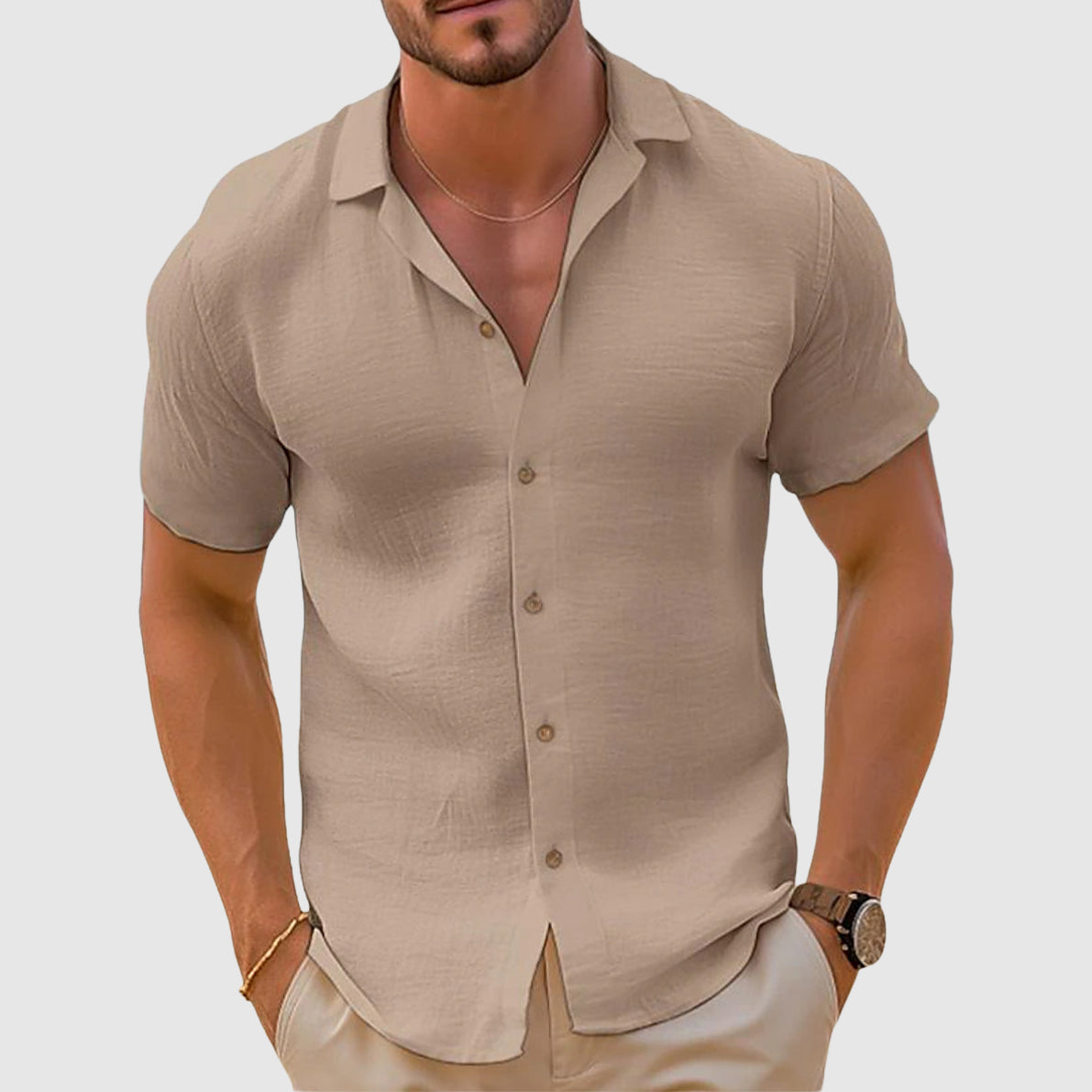 Timothy | Men's Button-Down Casual Shirt
