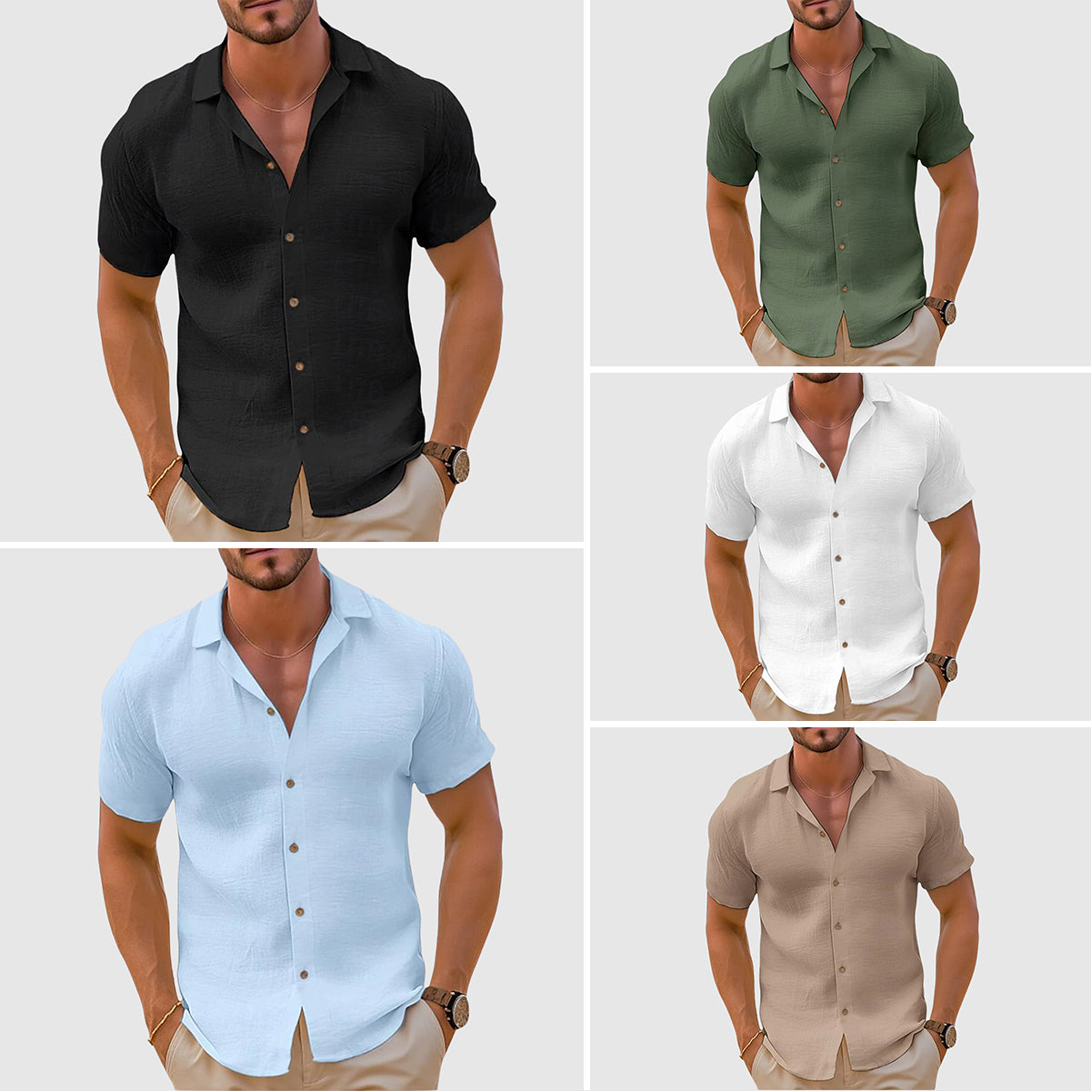 Timothy | Men's Button-Down Casual Shirt